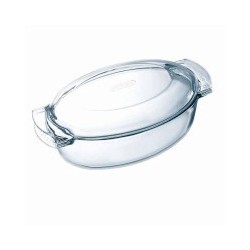 CASSERUOLA OVALE C/COP. cm 39x23 l 4.50 PYREX