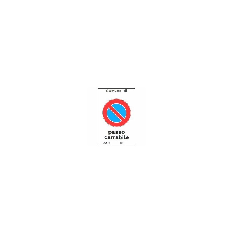 PANNEAU CARRABILE PASS AUT. 25x 45 ALUMINUM