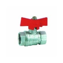 VALVOLA SFERA FF M/CO FARFALLA 3/8" AGLAIA 02558