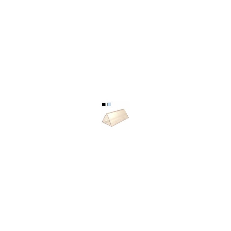 PVC TRIANGOLARE APERTO mm 12 h.100 NERO PVC TRIANGOLARE APERTO mm 12 h.100 NERO