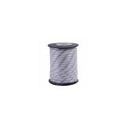 TRECCIA PP mm 10 m 15 BIANCA FILI BLU/ROSSI