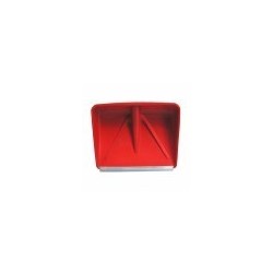 PALA NEVE ABS 45 ROSSA RINFORZO ALLUMINIO STEA