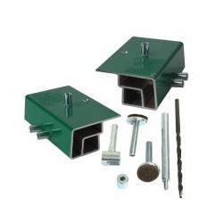 KIT POSA CERNIERE ANUBA 11 ALLUMINIO Pz.2