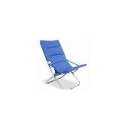 POLTRONA ACCIAIO CANAPONE BLU VETTE 04906