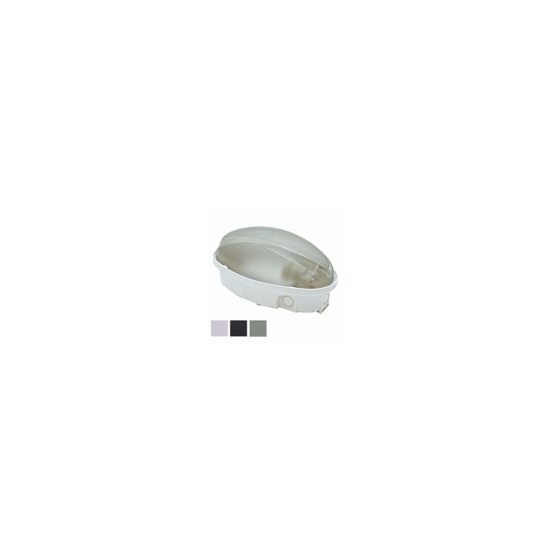 PLAFONIERA OVALE GRIGIA 62722 FME PLAFONIERA OVALE GRIGIA 62722 FME