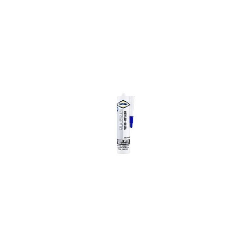 SILICONE VETRO/METALLO TRASPARENTE ml 300 BOSTIK SILICONE VETRO/METALLO TRASPARENTE ml 300 BOSTIK