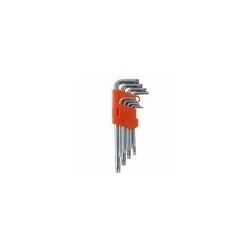 CHIAVI TORX T10/50 Pz.9 C/FORO CV MEDIE ALTE 04146