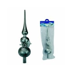 PUNTALE ALBERO BUNCH ARGENTO cm 30 REMAGI 03532