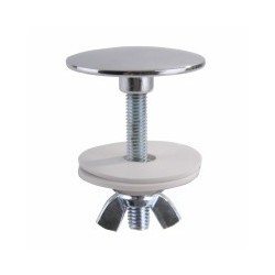 TAPPO COPRIFORO CROMATO VITE LUNGA mm 49 GEMAC