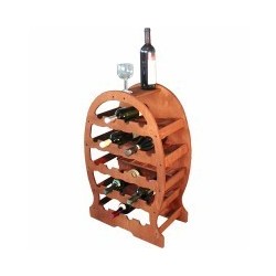 CANTINETTA LEGNO 23 POSTI NOCE cm 49x26.5 h 76