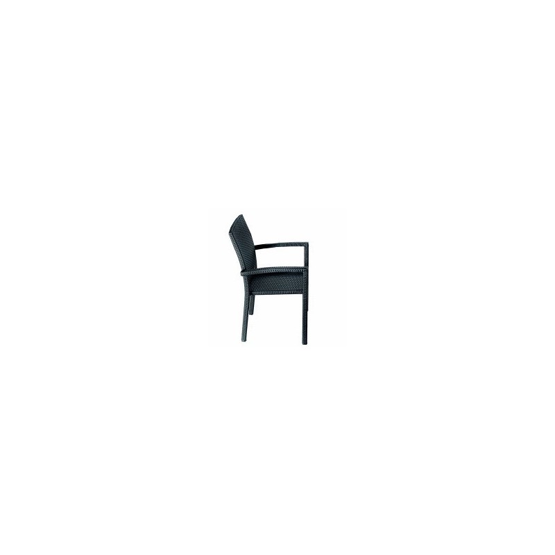 POLTRONA S-RATTAN CANCUN BLACK VETTE POLTRONA S-RATTAN CANCUN BLACK VETTE