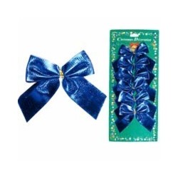 FIOCCO NATALE BLUE Pz.6 cm 8 REMAGI 01409