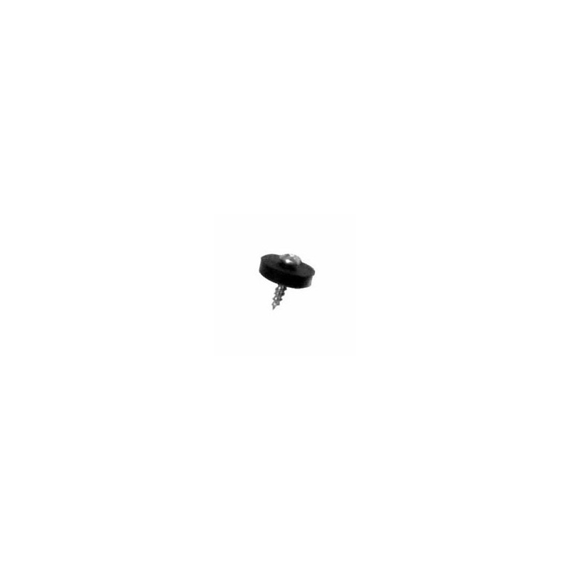 SOTTOPIEDE GOMMA NERO C/VITE mm 23 Pz.8 GEMAC SOTTOPIEDE GOMMA NERO C/VITE mm 23 Pz.8 GEMAC