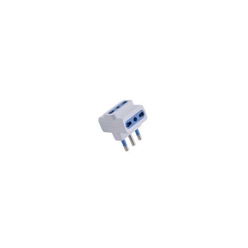 ADATTATORE TRIPLO 16A+T BIANCO SYNTESY 00354