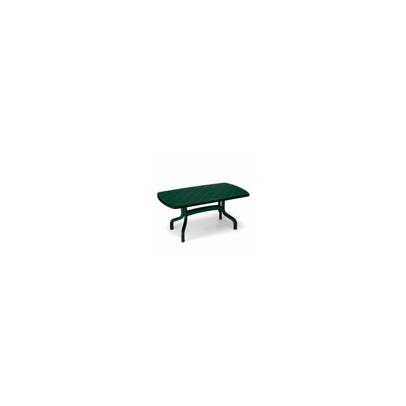 TAVOLO RESINA RIBALTO VERDE 160x 90 1854 SCAB