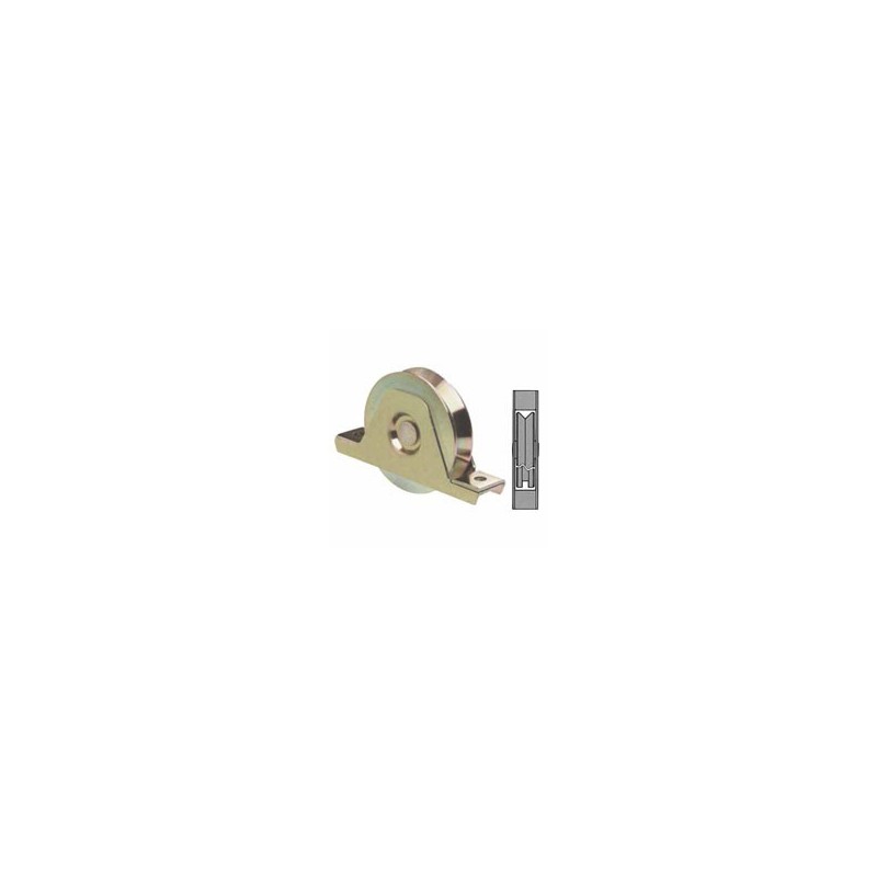 RUOTA CANCELLI GOLA V 90 SUPPORTO 335 FC RUOTA CANCELLI GOLA V 90 SUPPORTO 335 FC
