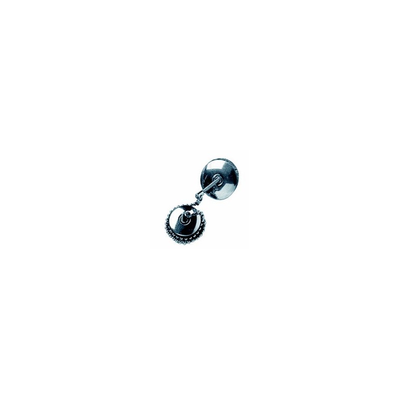 TAPPO LAVABI INOX mm 31 COPRIFORO TAPPO LAVABI INOX mm 31 COPRIFORO