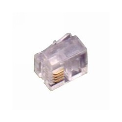 CONNETTORE TELEFONO PLUG 6/4 Pz.10 GEMAC