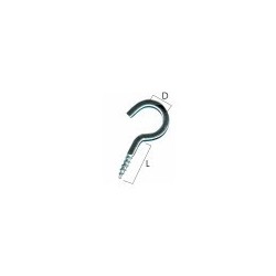 GANCIO VITE ZN 21x 70 mm 4.50x25 d.14 Pz. 5 GEMAC