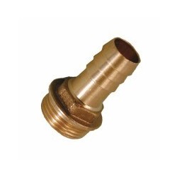 RACCORDO OTTONE SEMPLICE M 1/4" mm 10