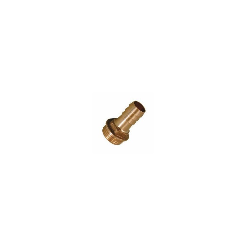 RACCORDO OTTONE SEMPLICE M 1/4" mm 10