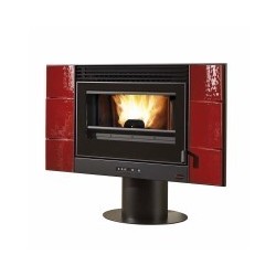 STUFA PELLET ESMERALDA BORDEAUX EXTRAFLAME