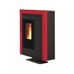 STUFA PELLET SOUVENIR STEEL BORDEAUX EXTRAFLAME