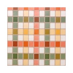 TOVAGLIATO QUADRETTO TILE ARANCIO h 120 D3838