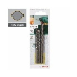 PUNTA SDS-QUICK CALCESTRUZZO Set Pz.3 UNEO BOSCH