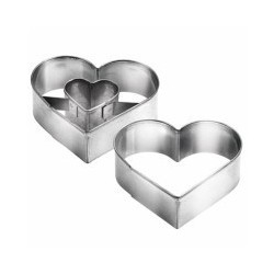 TAGLIA BISCOTTI CUORE Set 2 DELICIA TESCOMA