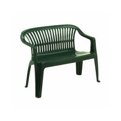 BANC RÉSINE DIVA VERTE PROGARDEN cm 114x55 h 82 verte