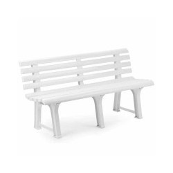 BANC RÉSINE ORCHIDÉDE BLANCHE PROGARDEN