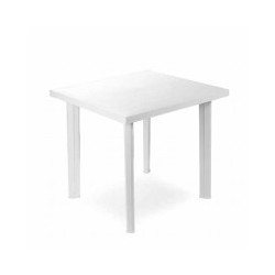 TABLE RÉSINE FIOCON BLANC 80x75 PROGARDEN