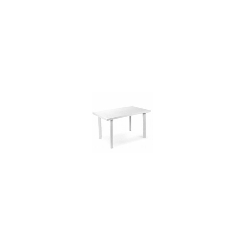 TABLE RÉSINE VOILE BLANC 126x76 PROGARDEN