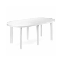 TABLE RÉSINE BLANC 181x90 PROGARDEN