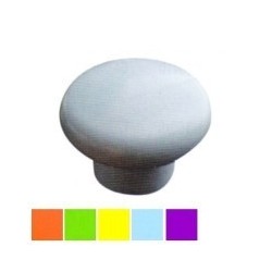 POMMEAU ROND EN PLASTIQUE ORANGE 50 26830 POLIPLAST