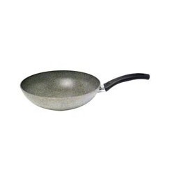 WOK 1 MANICO cm 28 CORTINA GRANITIUM BALLARINI