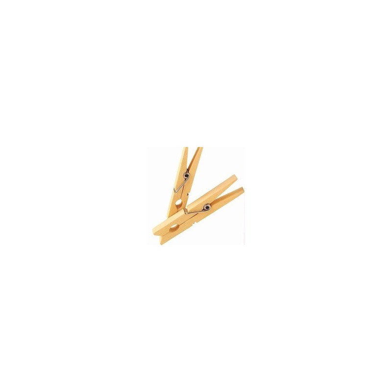 MOLLETTE BIANCHERIA LEGNO Pz.10 LADYDOC 07346