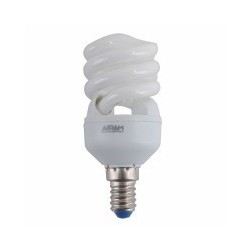 LAMPADA RISPARMIO SPIRALE T2 E14 W 9 2700^K AIRAM