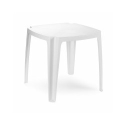 TABLE DE RÉSINE BLANC 75x75 PROGARDEN