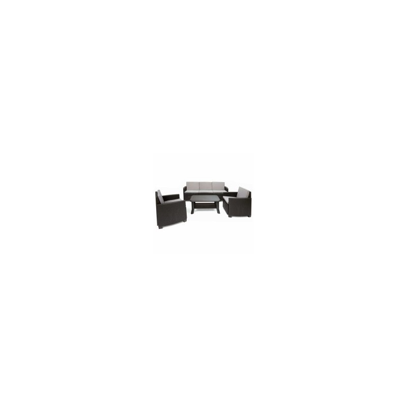 SALOTTINO RATTAN STROMBOLI SET ANTRACITE PROGARDEN SALOTTINO RATTAN STROMBOLI SET ANTRACITE PROGARDEN