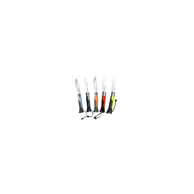 COLTELLO VIROBLOC INOX N. 8 OUTDOOR AZZURRO OPINEL COLTELLO VIROBLOC INOX N. 8 OUTDOOR AZZURRO OPINEL