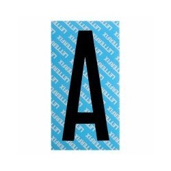 LETTERA ADESIVA NERA SERIE T A LETTERFIX