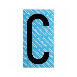 LETTERA ADESIVA NERA SERIE T C LETTERFIX