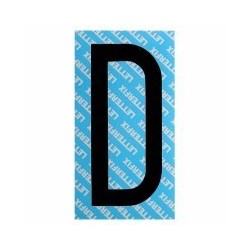 LETTERA ADESIVA NERA SERIE T D LETTERFIX