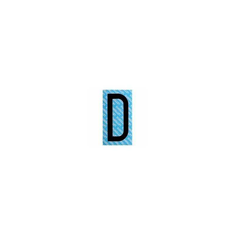 LETTERA ADESIVA NERA SERIE T D LETTERFIX LETTERA ADESIVA NERA SERIE T D LETTERFIX