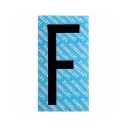 LETTERA ADESIVA NERA SERIE T F LETTERFIX