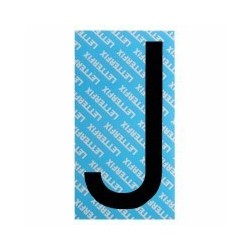 LETTERA ADESIVA NERA SERIE T J LETTERFIX