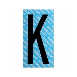 LETTERA ADESIVA NERA SERIE T K LETTERFIX