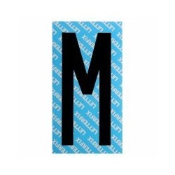 LETTERA ADESIVA NERA SERIE T M LETTERFIX